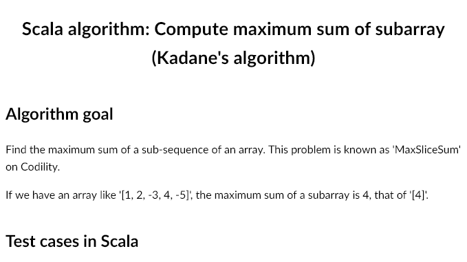 Compute Maximum Sum Of Subarray Kadane S Algorithm